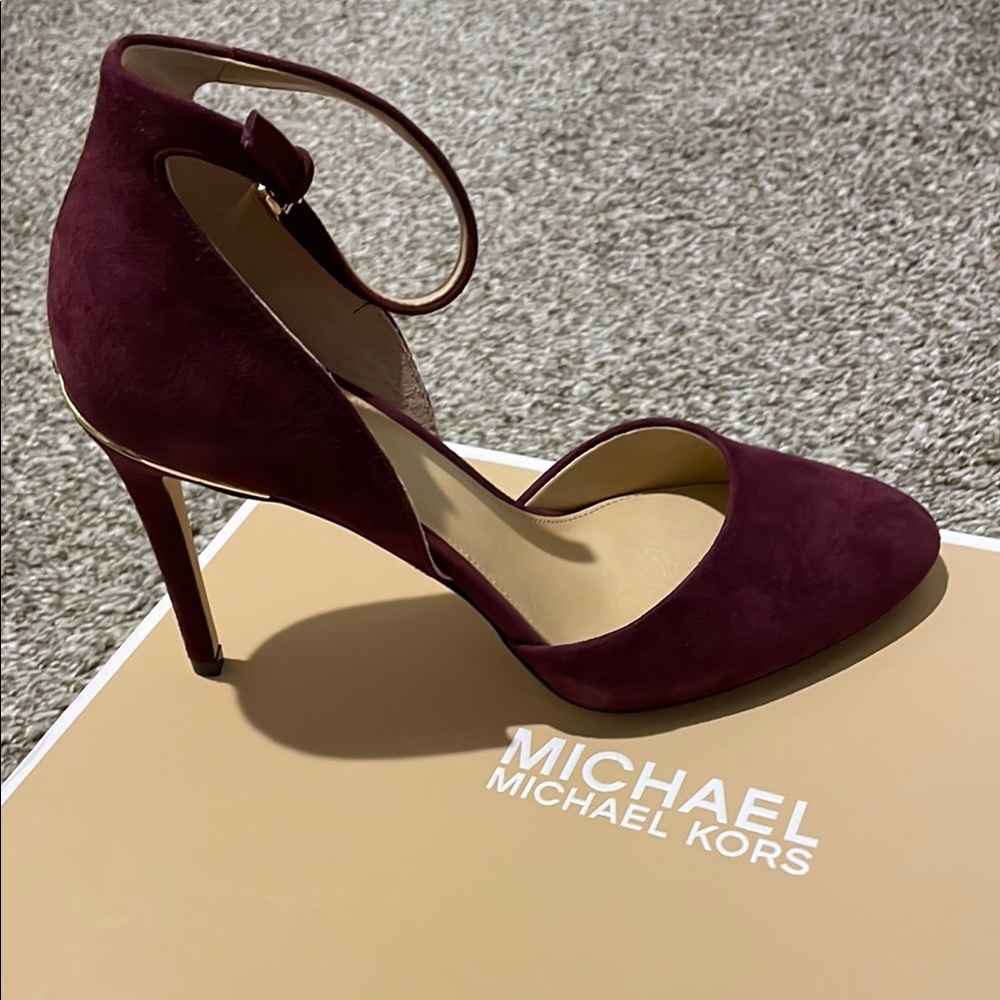 Michael Kors Women's Burgundy Heels